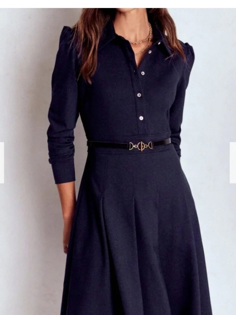 Boden Catrin Short Pointe Navy Dress 2R